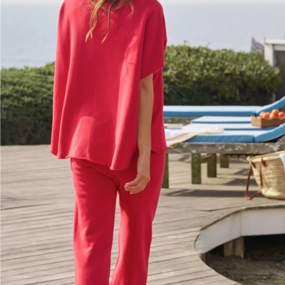 Frank & Eileen Red travel set triple fleece - Picture 1 of 4